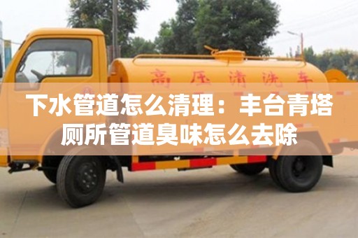 南京下水管道怎么清理：豐臺青塔廁所管道臭味怎么去除