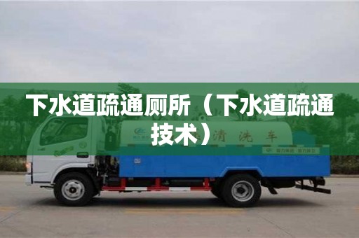 北京下水道疏通廁所（下水道疏通技術）