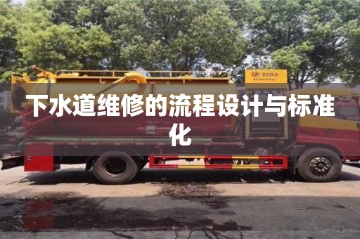 下水道維修的流程設(shè)計與標(biāo)準(zhǔn)化 下水道維修的流程設(shè)計與標(biāo)準(zhǔn)化