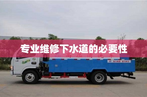 北京專業(yè)維修下水道的必要性