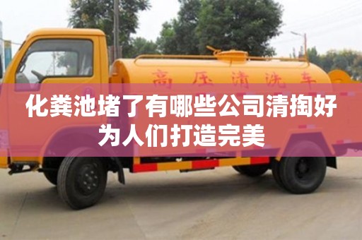 北京化糞池堵了有哪些公司清掏好為人們打造完美
