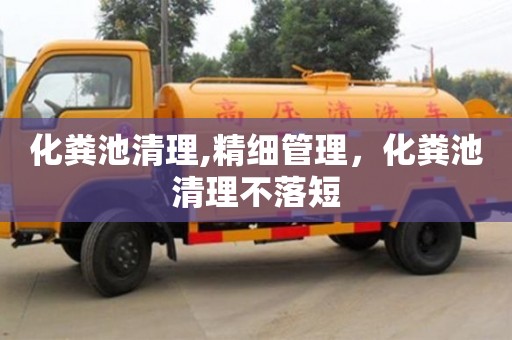 北京化糞池清理,精細管理，化糞池清理不落短