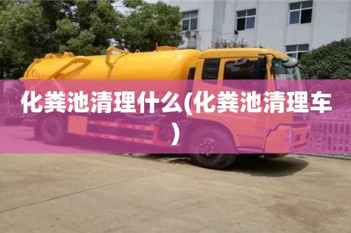 北京化糞池清理什么(化糞池清理車)