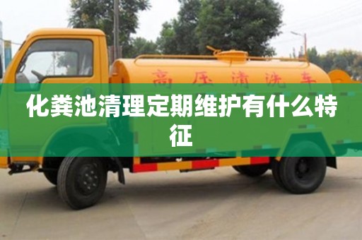 北京化糞池清理定期維護(hù)有什么特征