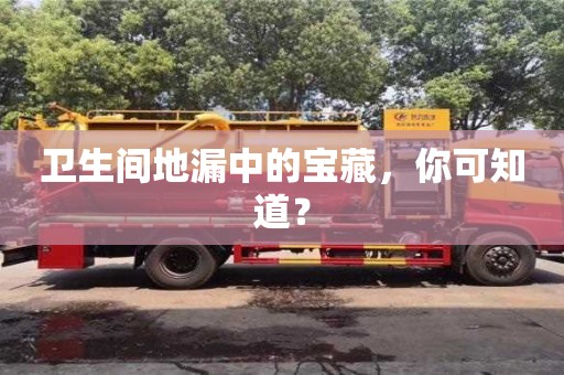 南京衛生間地漏中的寶藏，你可知道？