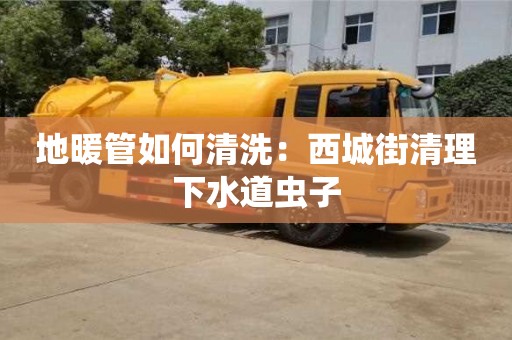 唐山地暖管如何清洗：西城街清理下水道蟲子