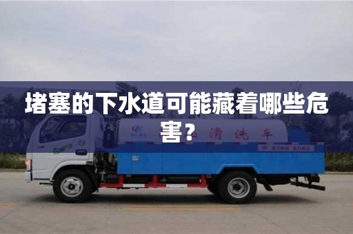 北京堵塞的下水道可能藏著哪些危害？