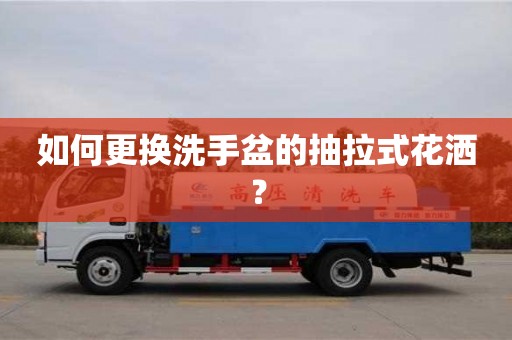 如何更換洗手盆的抽拉式花灑? 如何更換洗手盆的抽拉式花灑?
