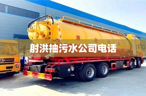 北京射洪抽污水公司電話