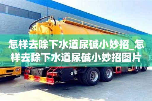 鄭州怎樣去除下水道尿堿小妙招_怎樣去除下水道尿堿小妙招圖片