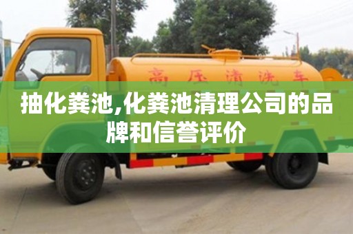 北京抽化糞池,化糞池清理公司的品牌和信譽(yù)評(píng)價(jià)