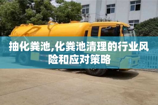 北京抽化糞池,化糞池清理的行業風險和應對策略