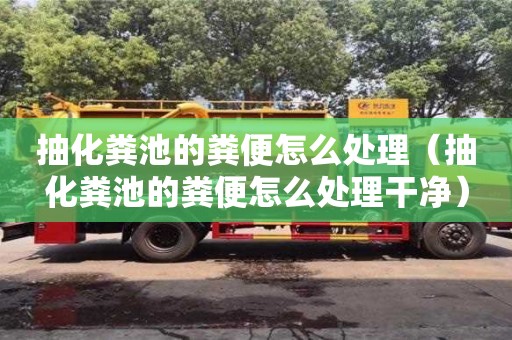 北京抽化糞池的糞便怎么處理（抽化糞池的糞便怎么處理干凈）