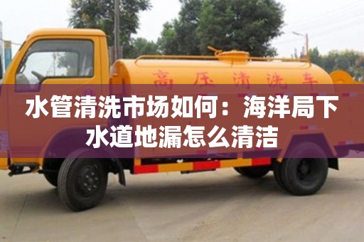 石家莊水管清洗市場如何：海洋局下水道地漏怎么清潔
