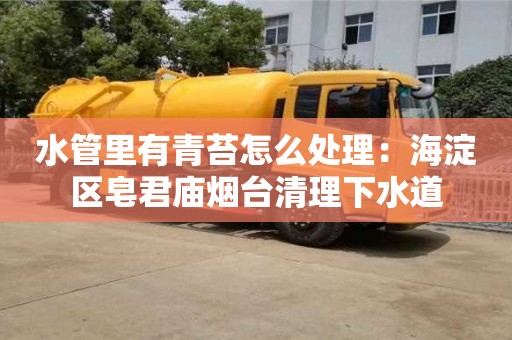 北京水管里有青苔怎么處理：海淀區皂君廟煙臺清理下水道