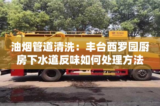 北京油煙管道清洗：豐臺西羅園廚房下水道反味如何處理方法