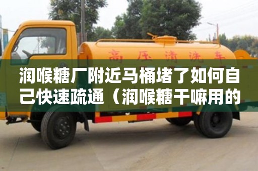 潤(rùn)喉糖廠附近馬桶堵了如何自己快速疏通（潤(rùn)喉糖干嘛用的）