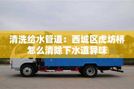 唐山清洗給水管道：西城區虎坊橋怎么清除下水道異味