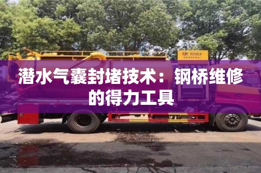 潛水氣囊封堵技術(shù)：鋼橋維修的得力工具