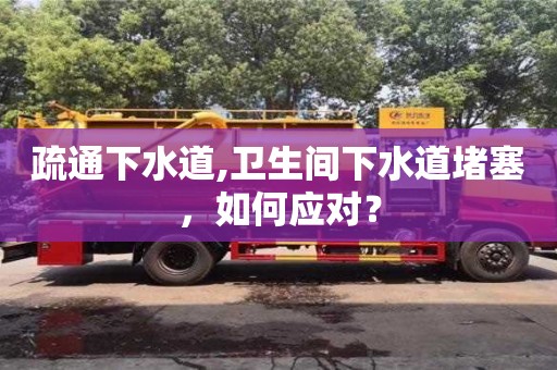 成都疏通下水道,衛生間下水道堵塞，如何應對？