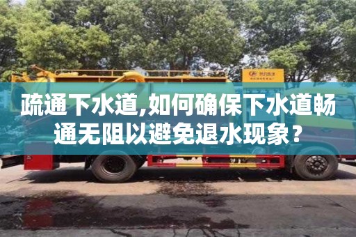 北京疏通下水道,如何確保下水道暢通無阻以避免退水現象？