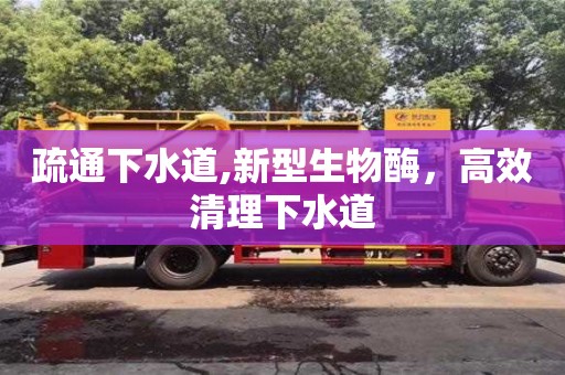 疏通下水道,新型生物酶，高效清理下水道
