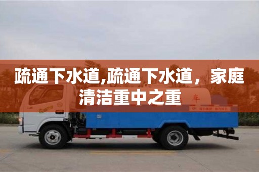 疏通下水道,疏通下水道，家庭清潔重中之重