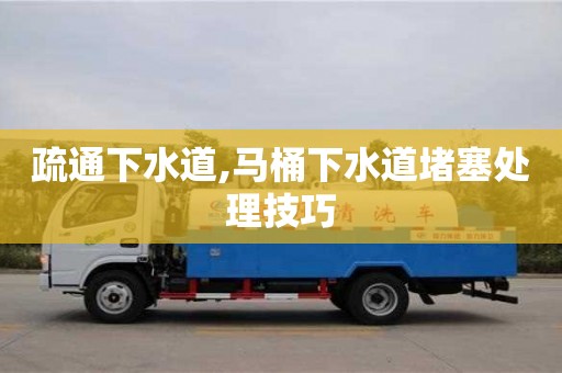 北京疏通下水道,馬桶下水道堵塞處理技巧