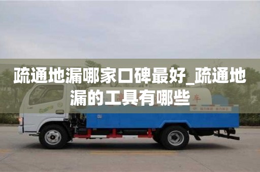 疏通地漏哪家口碑最好_疏通地漏的工具有哪些