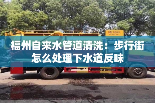 北京福州自來水管道清洗：步行街怎么處理下水道反味