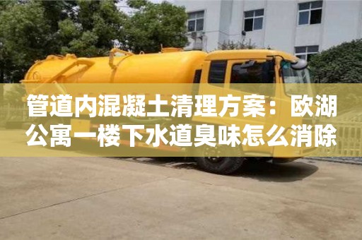 北京管道內混凝土清理方案：歐湖公寓一樓下水道臭味怎么消除