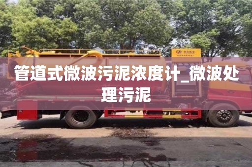 鄭州管道式微波污泥濃度計_微波處理污泥