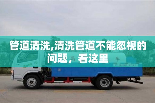 北京管道清洗,清洗管道不能忽視的問題，看這里