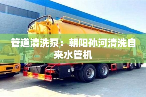 北京管道清洗泵：朝陽孫河清洗自來水管機