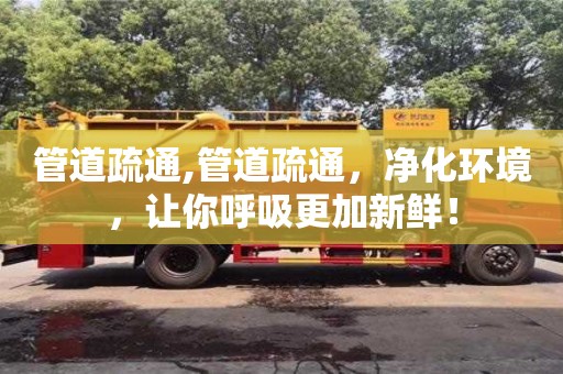 南京管道疏通,管道疏通，凈化環境，讓你呼吸更加新鮮！