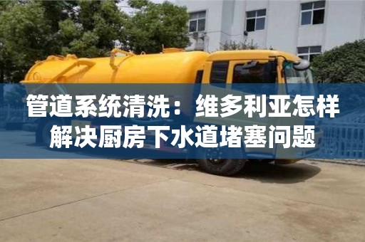 昆明管道系統清洗：維多利亞怎樣解決廚房下水道堵塞問題