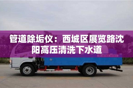 管道除垢儀：西城區展覽路沈陽高壓清洗下水道