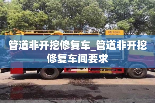 管道非開挖修復車_管道非開挖修復車間要求