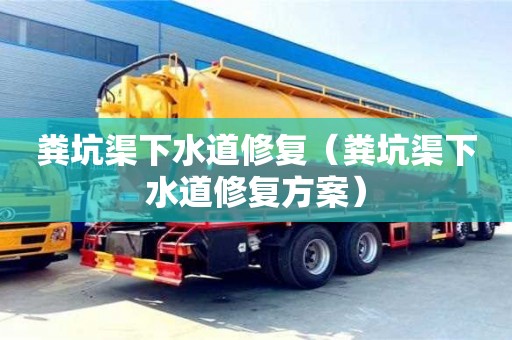 廈門糞坑渠下水道修復（糞坑渠下水道修復方案）