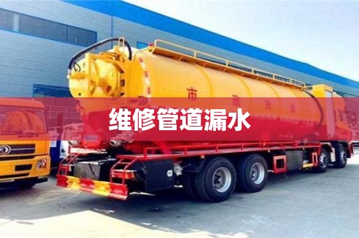 維修管道漏水