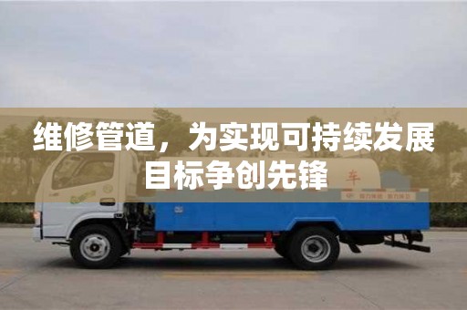 維修管道,為實現可持續發展目標爭創先鋒 維修管道,為實現可持續發展目標爭創先鋒