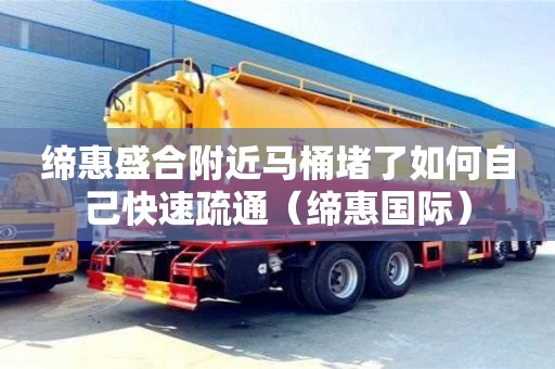北京締惠盛合附近馬桶堵了如何自己快速疏通（締惠國際）