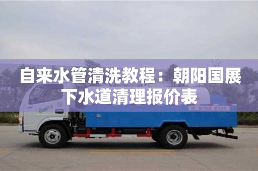 北京自來水管清洗教程：朝陽國展下水道清理報價表