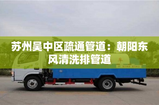 北京蘇州吳中區疏通管道：朝陽東風清洗排管道