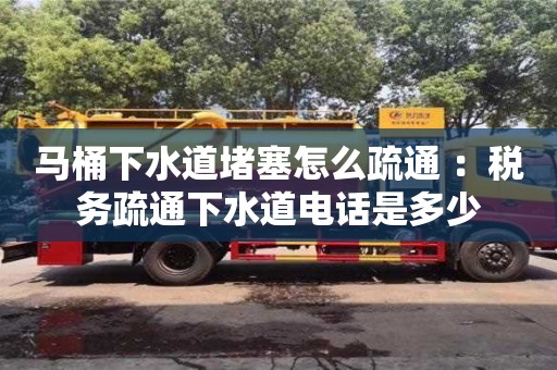 唐山馬桶下水道堵塞怎么疏通 ：稅務(wù)疏通下水道電話是多少