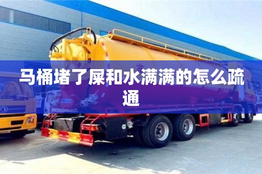 馬桶堵了屎和水滿滿的怎么疏通