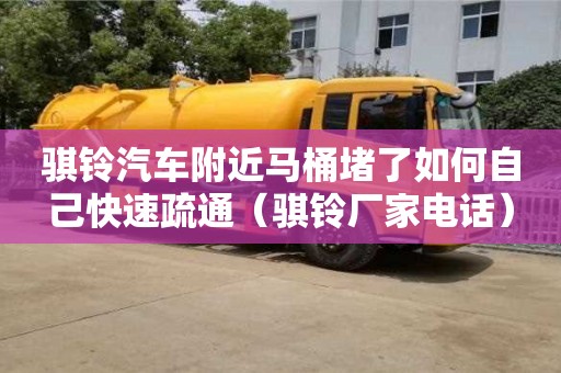北京騏鈴汽車附近馬桶堵了如何自己快速疏通（騏鈴廠家電話）